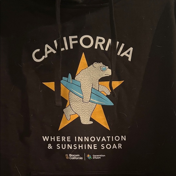 California Graphic Black Hoodie - Picture 2 of 3